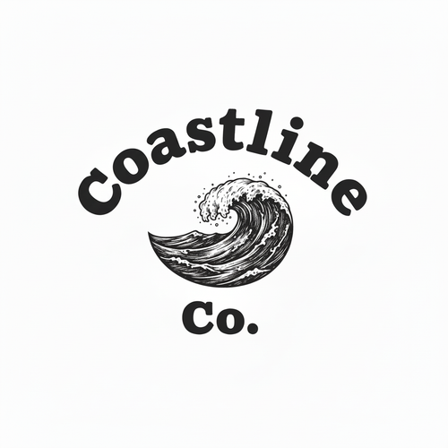 Coastline Co. logo with black text