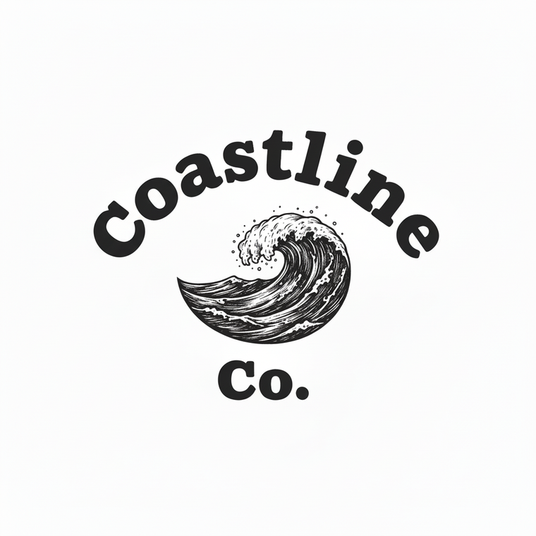 Coastline Co. logo with black text